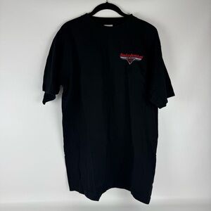 Vintage Harley-Davidson Cade Las Vegas T-Shirt Black Graphic Tee Size Large